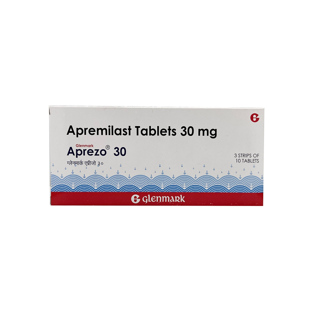 APREZO 30 (Апремиласт / Apremilast) №30 Glenmark Pharmaceuticals