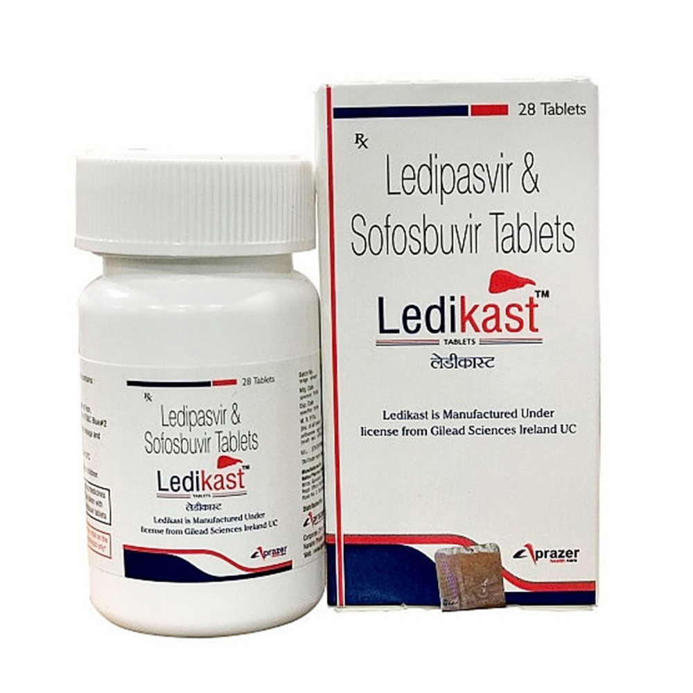 LEDIKAST (Софосбувир + Ледипасвир / Sofosbuvir + Ledipasvir) Aprazer