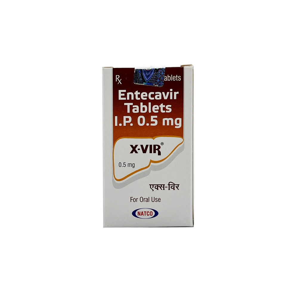 X-VIR 0.5 (Энтекавир / Entecavir) X-VIR Natco Pharma