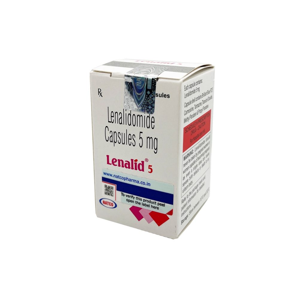 LENALID 5 (Леналидомид / Lenalidomide) Natco Pharma