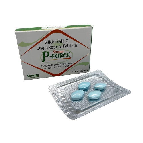 Extra Super P-Force (Силденафил + Дапоксетин / Sildenafil + Dapoxetine) (4 Tab) Sunrise Remedies Pvt. Ltd