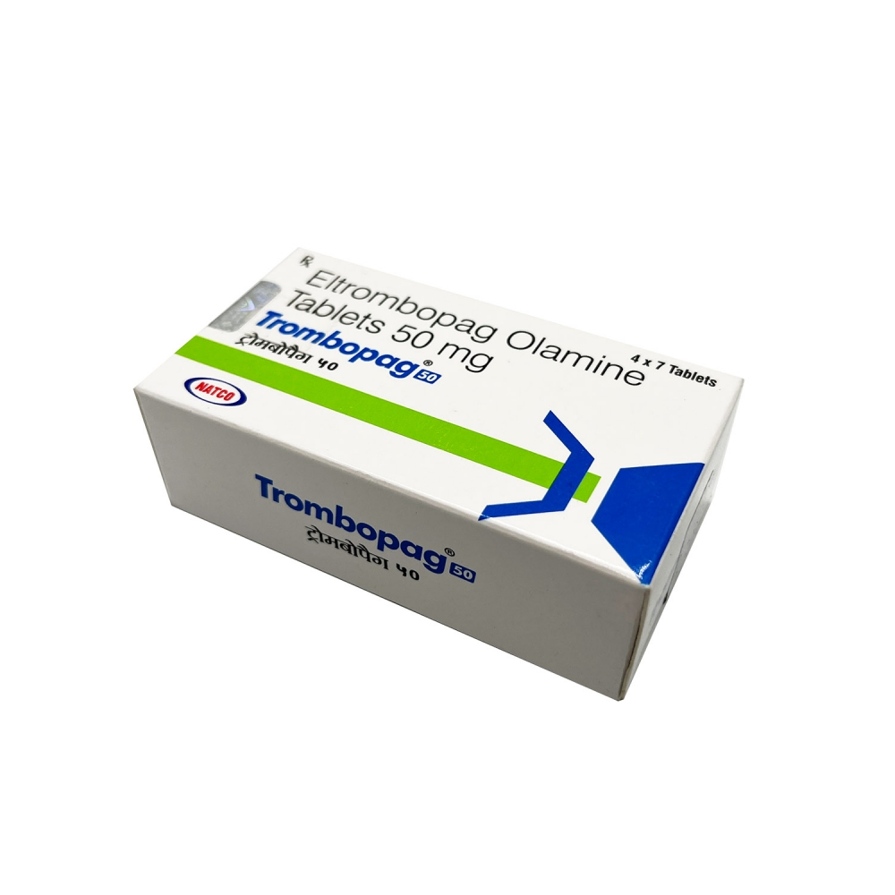 TROMBOPAG 50 (Элтромбопаг / Eltrombopag) Natco Pharma