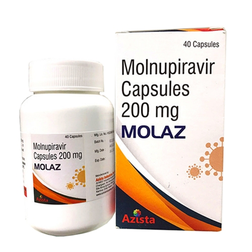 MOLAZ 200 (Молнупиравир / Molnupiravir) Azista Industries Pvt. Ltd