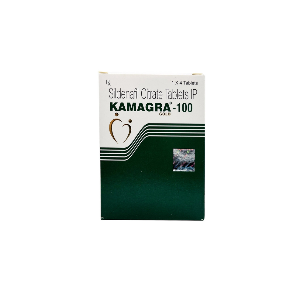 KAMAGRA 100 (Силденафил / Sildenafil) (4 Tab) Ajanta Pharma Limited