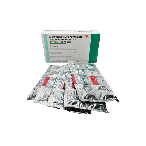 AUGMENTIN 1000 (Амоксициллин + Клавулановая кислота / Amoxicillin + Potassium clavulanate) GlaxoSmithKline