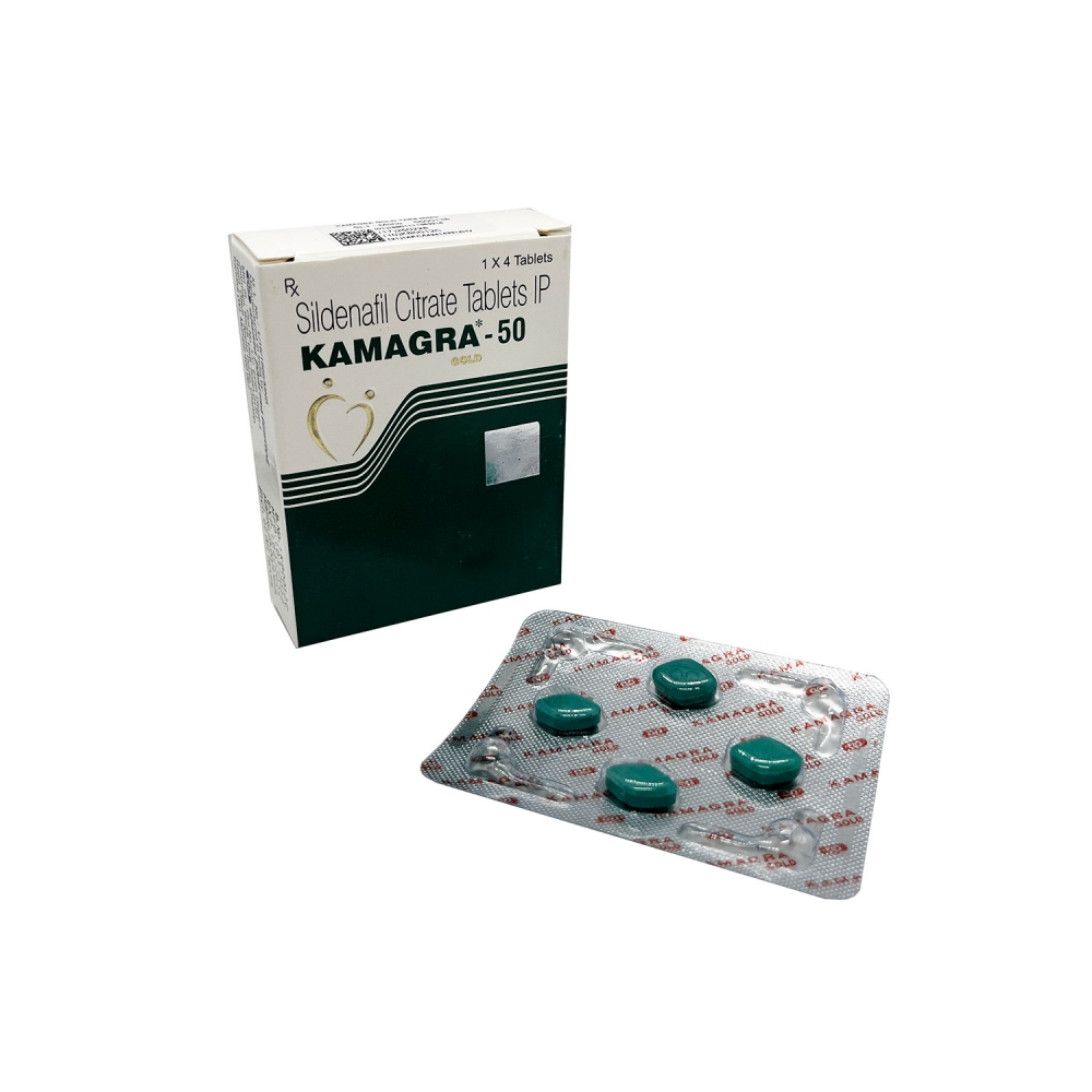 KAMAGRA 50 (Силденафил / Sildenafil) (4 Tab) Ajanta Pharma Limited