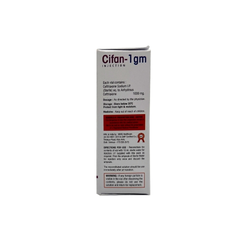 CIFAN-1 gm (Цефтриаксон / Ceftriaxone) Avecia Biotechnology