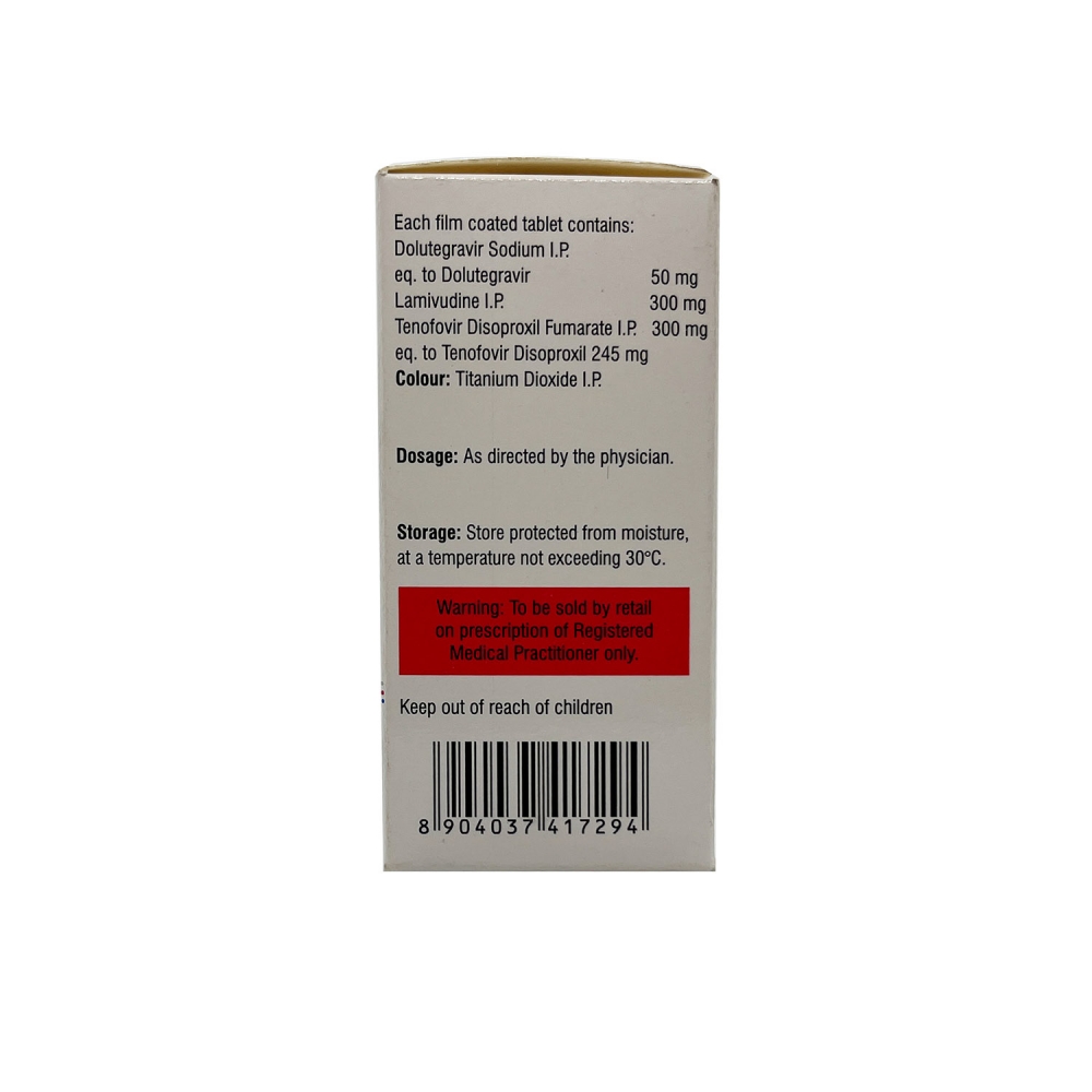 XAPAVIR-LT (Долутегравир + Ламивудин + Тенофовир / Dolutegravir + Lamivudine + Tenofovir) Natco Pharma